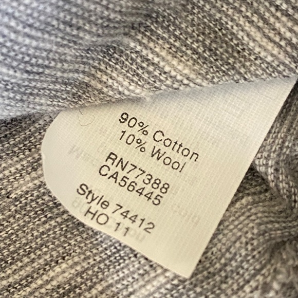 J Crew dress drawstring tie waist long sleeve gray Small - Picture 16 of 16